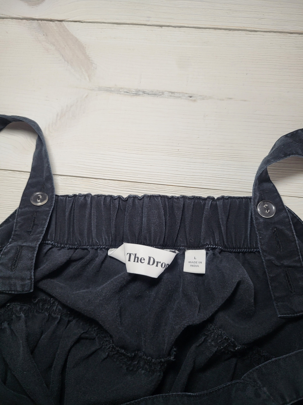 The Drop Tiered Maxi Dress Flowy Overall Style Straps Teachercore. - Picture 3 of 8